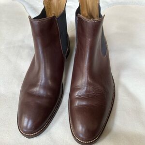 Cole Haan Dark Brown & blue lenox hill chelsea boots 7.5M